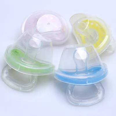 Baby Products Full Silica Gel Pacifier Two-color Liquid Silicone Sleep Comfort Baby Pacifier Baby