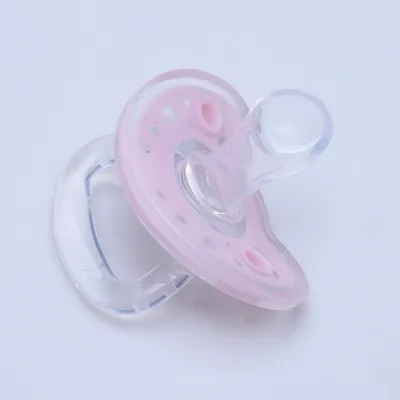 Baby Products Full Silica Gel Pacifier Two-color Liquid Silicone Sleep Comfort Baby Pacifier Baby