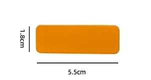 Simple Hair Clip Fruit Oval Frosted One-word Net Red All-matching Girlish