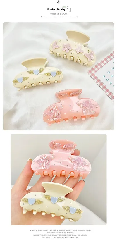 Korean Style Elegant Grip European And American Christmas Barrettes Fashion Updo Hair Accessories Women