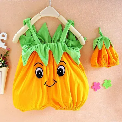Summer Baby Cartoon Romper Sleeveless