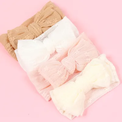 Baby Polyester Double Layer Bow Hair Band
