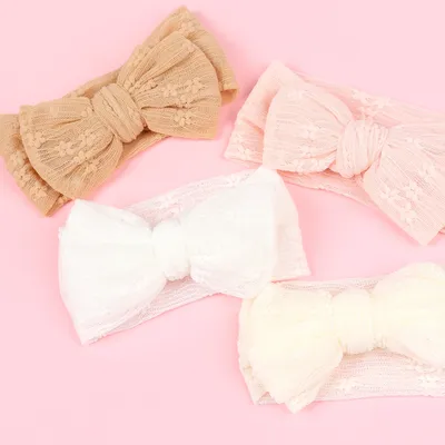 Baby Polyester Double Layer Bow Hair Band