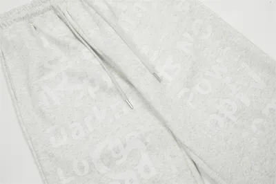 Graffiti Letter Casual Pants Men