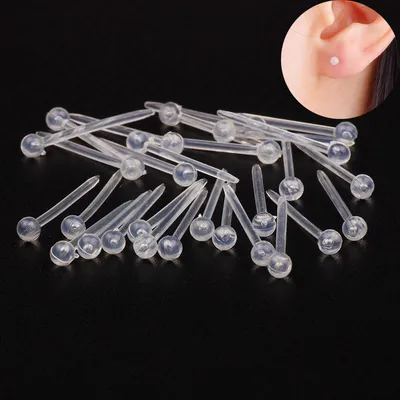 Bags Are Suitable For Ear-caring Plastic Ear Bar Simple Earrings