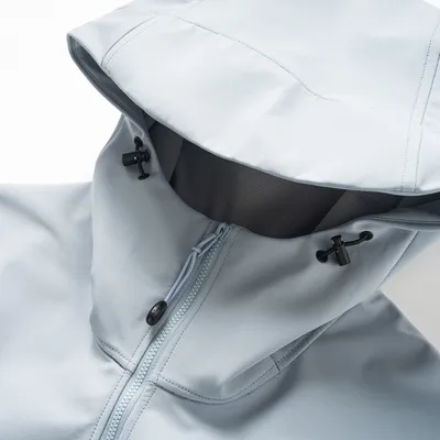 Thin Couple Outdoor 3D Cutting Three-proof Soft Shell Hooded Jacket