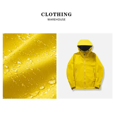 Thin Couple Outdoor 3D Cutting Three-proof Soft Shell Hooded Jacket