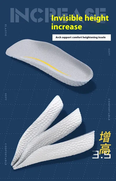 Inner Heightening Shoe Pad Invisible Arch Support Sports Insoles