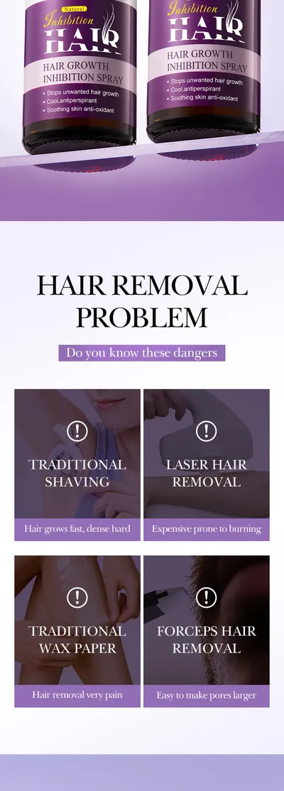 Hair Growth Inhibition Armpit Leg Hair Spray