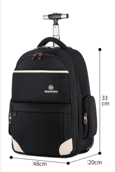 Business Casual Trolley Bag Business Travel Trolley Large Capacity Backpack