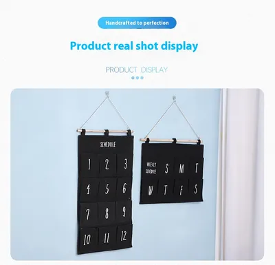 Fabric Storage Bag Behind The Wall Door Sundries Shopping Bags