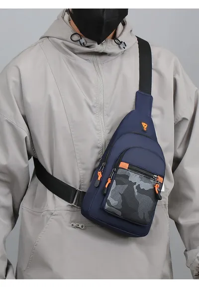 Waterproof Lightweight Multi-layer Multicolor Minimalism Crossbody Bag Waist Bag