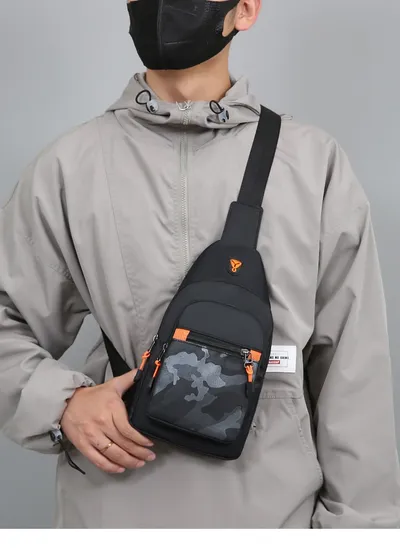 Waterproof Lightweight Multi-layer Multicolor Minimalism Crossbody Bag Waist Bag