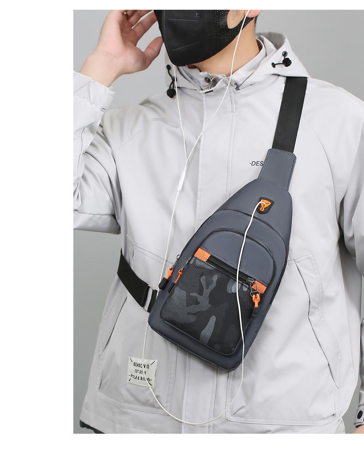 Waterproof Lightweight Multi-layer Multicolor Minimalism Crossbody Bag Waist Bag