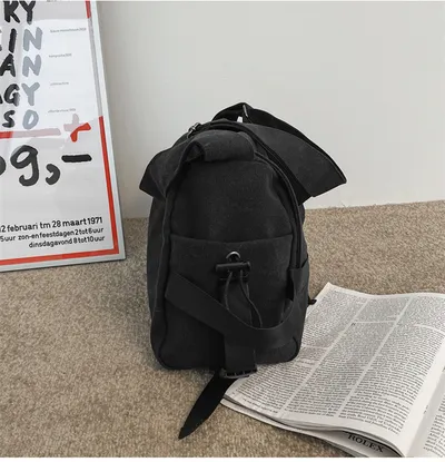 Men's Large Capacity Simple Messenger Casual Student Book Shoulder Boys Shoulder Bag