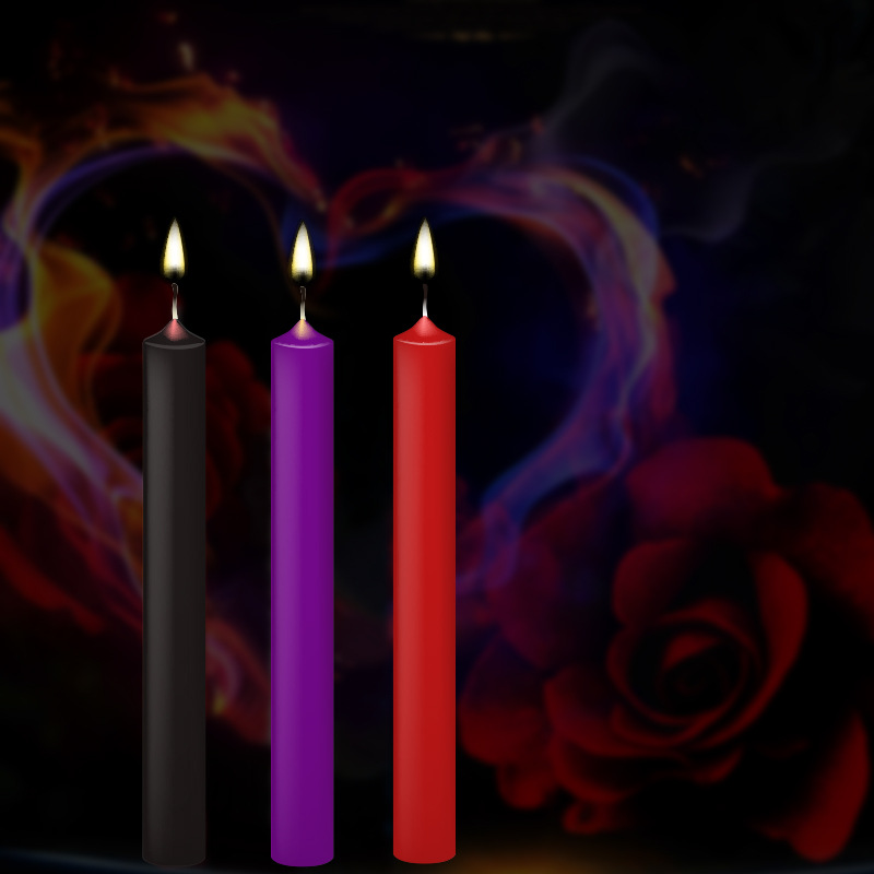 Low Temperature Long Three Candles Wax Drip Products