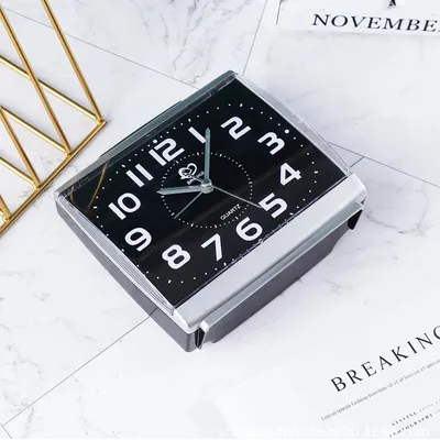 Digital Square Mute Little Alarm Clock