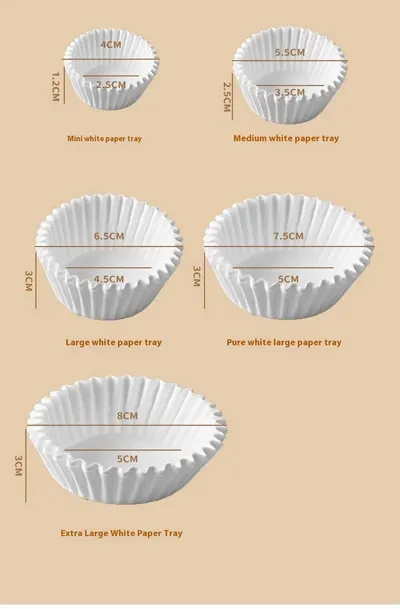 Food Grade Disposable Oil Paper Baking Special Muffin Cup