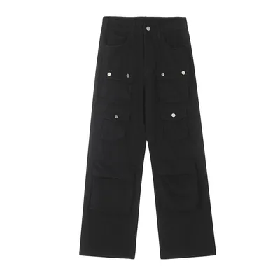 Fashion Punk Old Washing Overalls Men