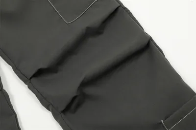 Fashion Personality Topstitching Overalls Men