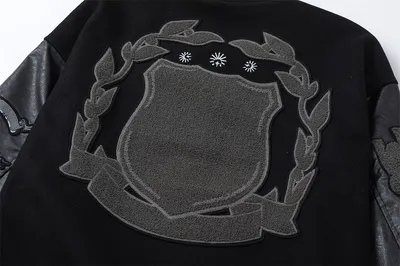 Machine Embroidery Baseball Uniform Jacket Male