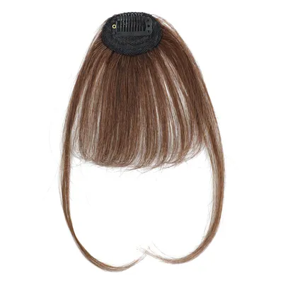 Women's Air Natural Forehead Invisible Seamless Hair-free Seam Full Real Bangs Wig Set