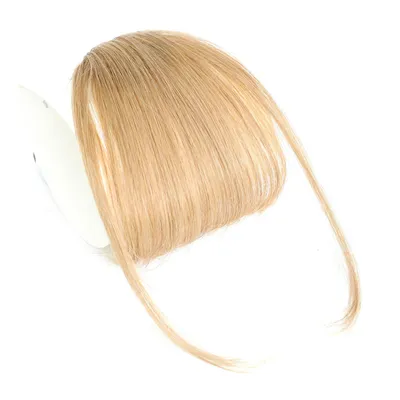 Women's Air Natural Forehead Invisible Seamless Hair-free Seam Full Real Bangs Wig Set