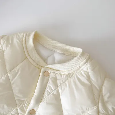 Warm Out Thickened Fleece-lined Baby Jumpsuits