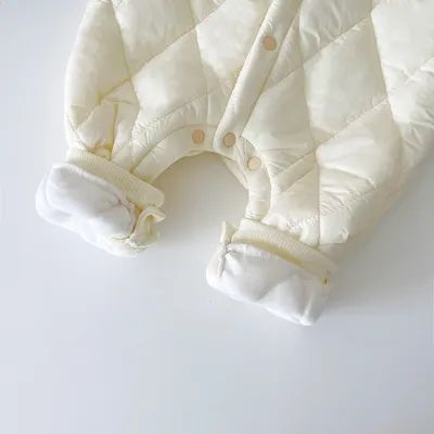 Warm Out Thickened Fleece-lined Baby Jumpsuits
