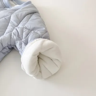 Warm Out Thickened Fleece-lined Baby Jumpsuits