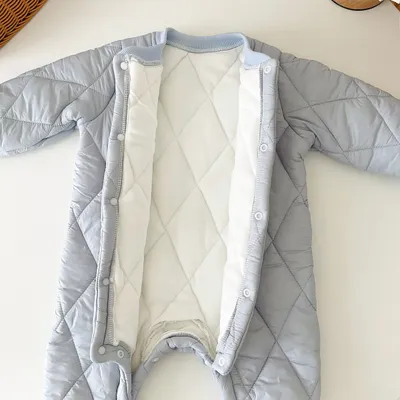 Warm Out Thickened Fleece-lined Baby Jumpsuits