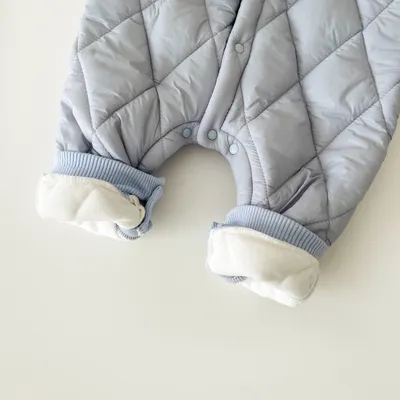 Warm Out Thickened Fleece-lined Baby Jumpsuits