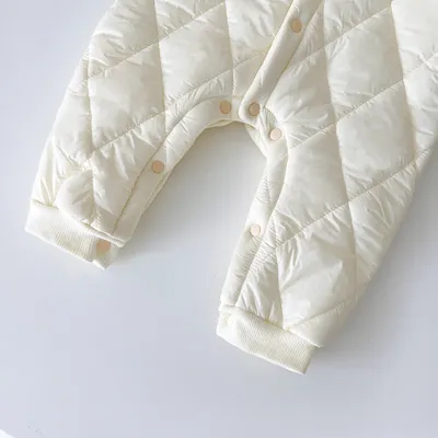 Warm Out Thickened Fleece-lined Baby Jumpsuits