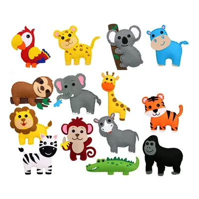 DIY Children's Early Education Sewing Kit Pet Sewing Felt