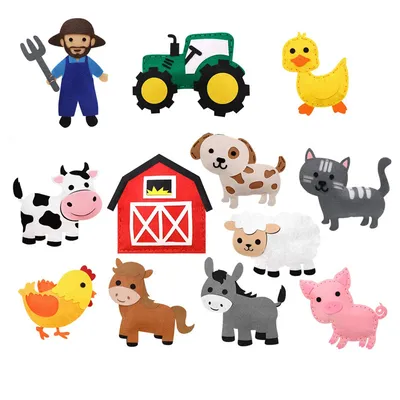 DIY Children's Early Education Sewing Kit Pet Sewing Felt