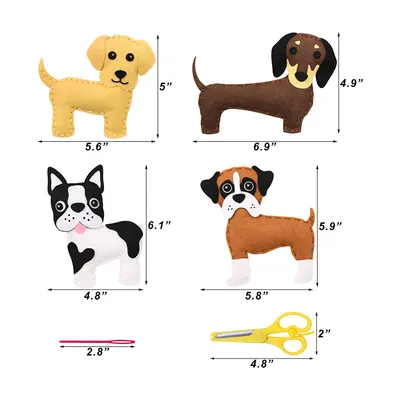 DIY Children's Early Education Sewing Kit Pet Sewing Felt
