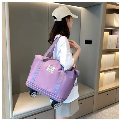 Universal Wheel Expandable Luggage Oversized Capacity Travel Bag