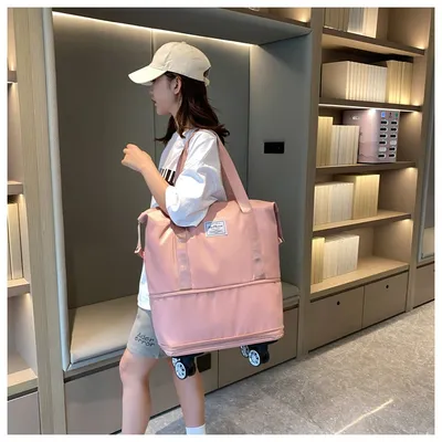 Universal Wheel Expandable Luggage Oversized Capacity Travel Bag