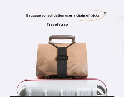 Luggage Packing Belt Travel Bag Fixed Elastic String Ratchet Tie Down