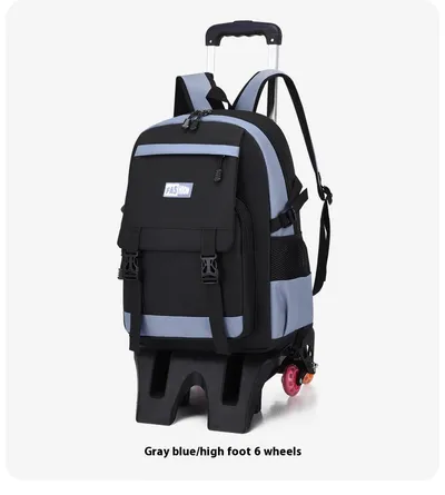 Leisure Primary School Student Large Capacity Pull Rod Backpack