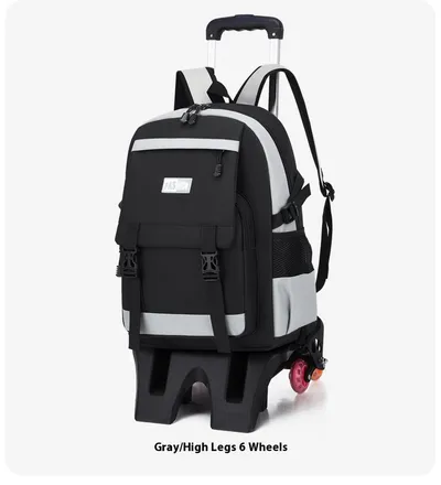 Leisure Primary School Student Large Capacity Pull Rod Backpack
