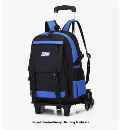 Leisure Primary School Student Large Capacity Pull Rod Backpack