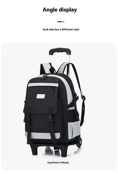 Leisure Primary School Student Large Capacity Pull Rod Backpack