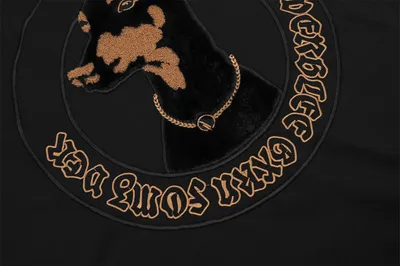 Doberman Pinscher Embroidered Short Sleeve Men