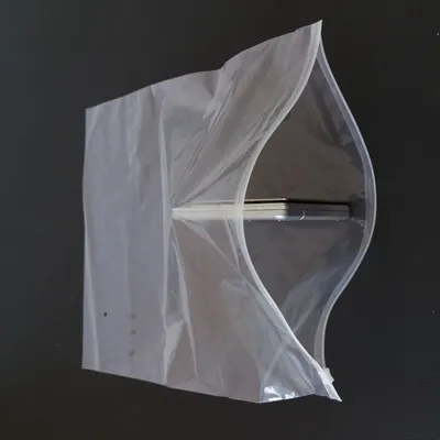 Transparent PE Garment Zipper Bags