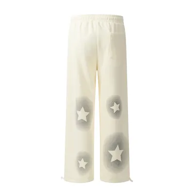 Five-pointed Star Inkjet Printing Trousers Men Fashion Brands