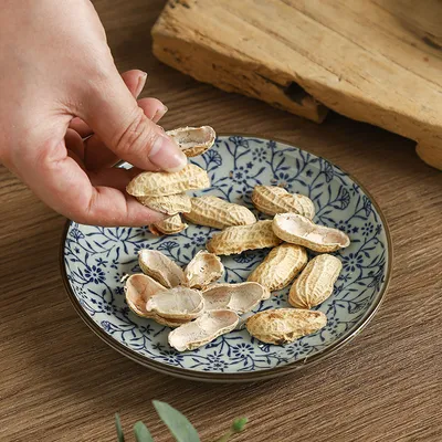 Household Dining Zhuo Table Top Underglaze Porcelain Storage Cutlery Plate