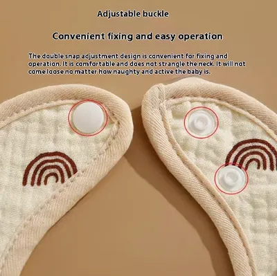 Baby Pure Cotton Waterproof Bib And Mouth Water Towel