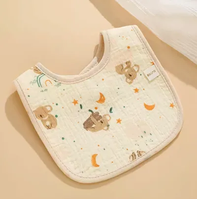 Baby Pure Cotton Waterproof Bib And Mouth Water Towel