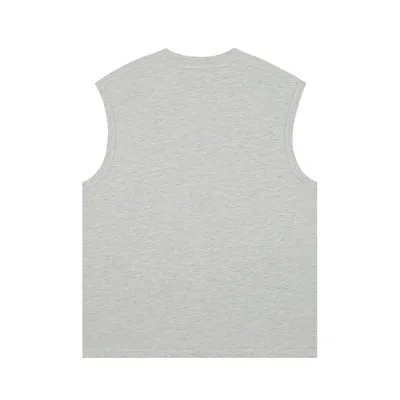 Bread Print Casual Waistcoat Top Men